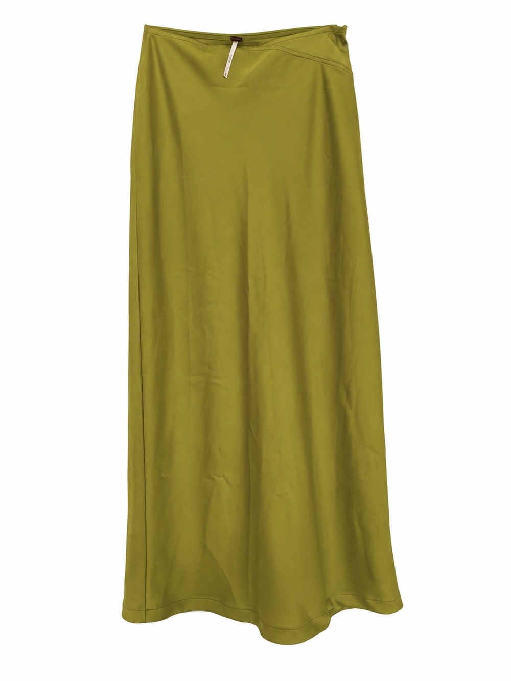 Free People Olive Green Maxi Skirt - Flowy A-Line